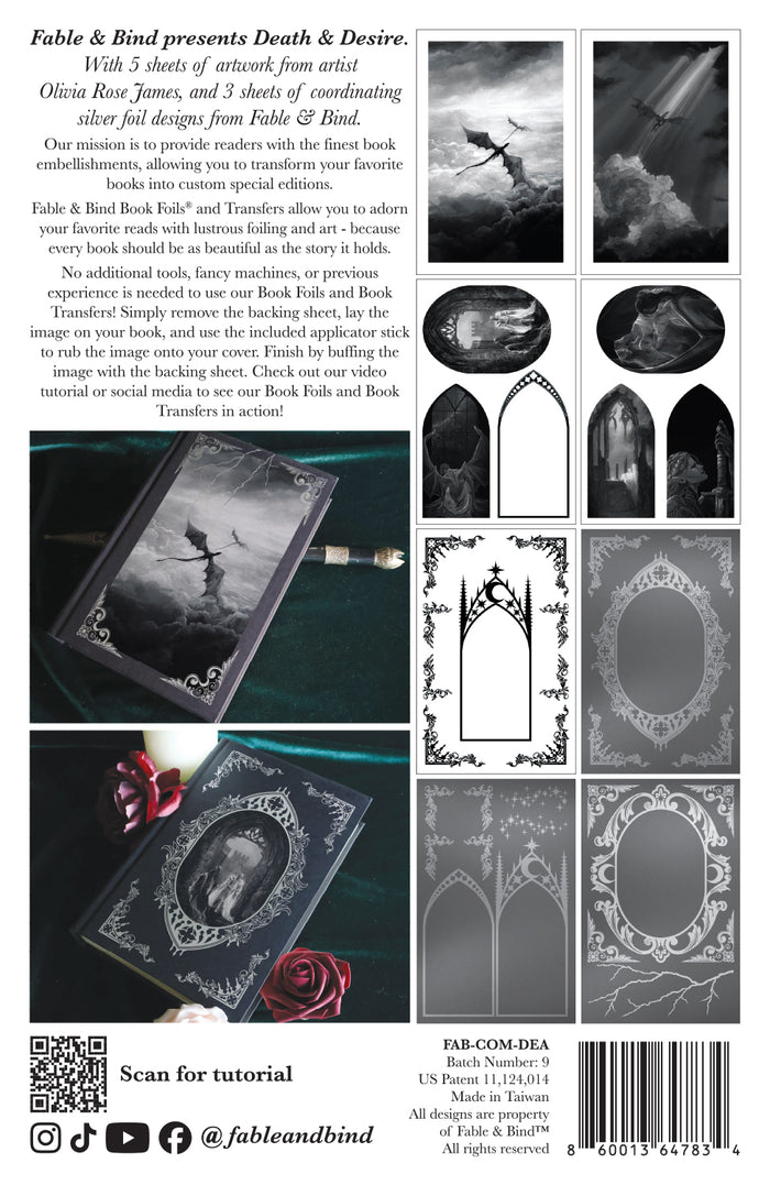 Death & Desire - Fable & Bind Book Art Pad
