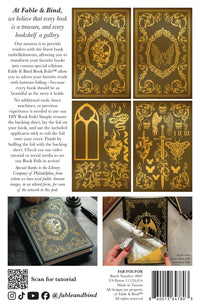 Forbidden Flame Fable & Bind Book Foils