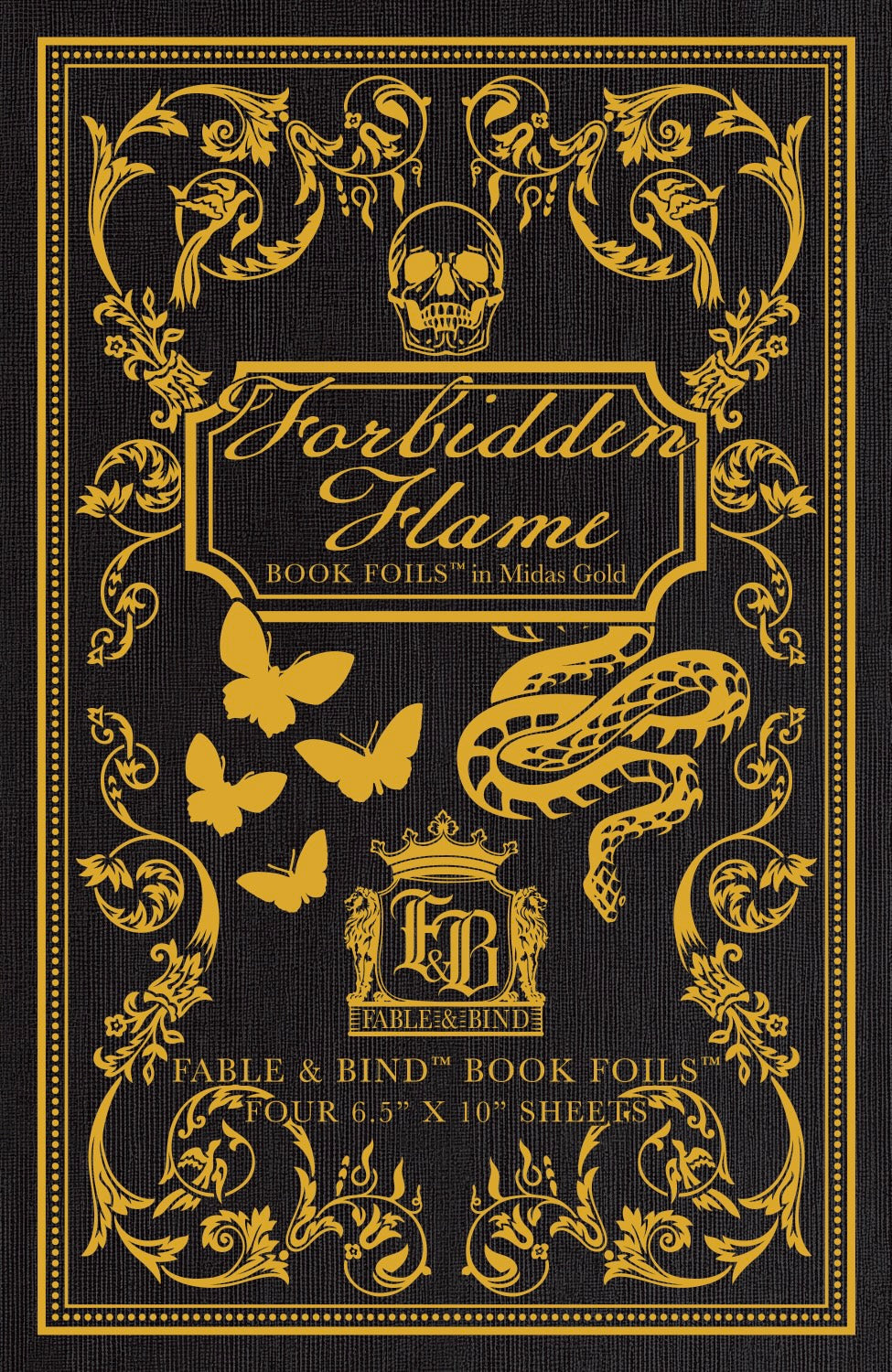 Forbidden Flame Fable & Bind Book Foils