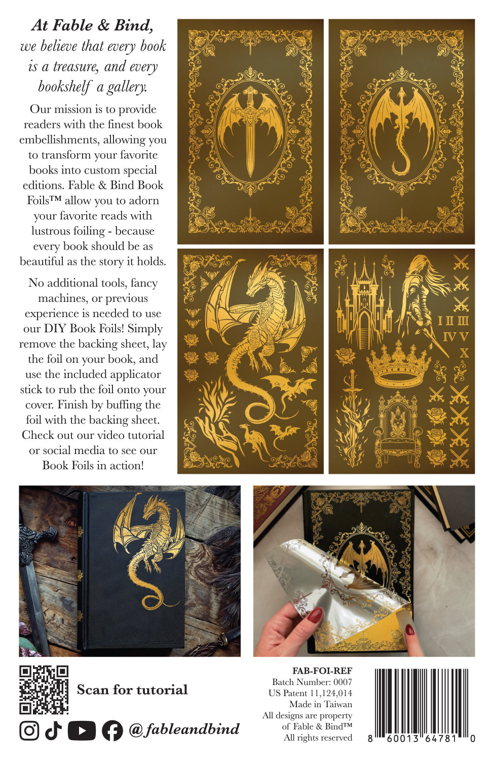 Fireborne: Reforged Fable & Bind Book Foils®