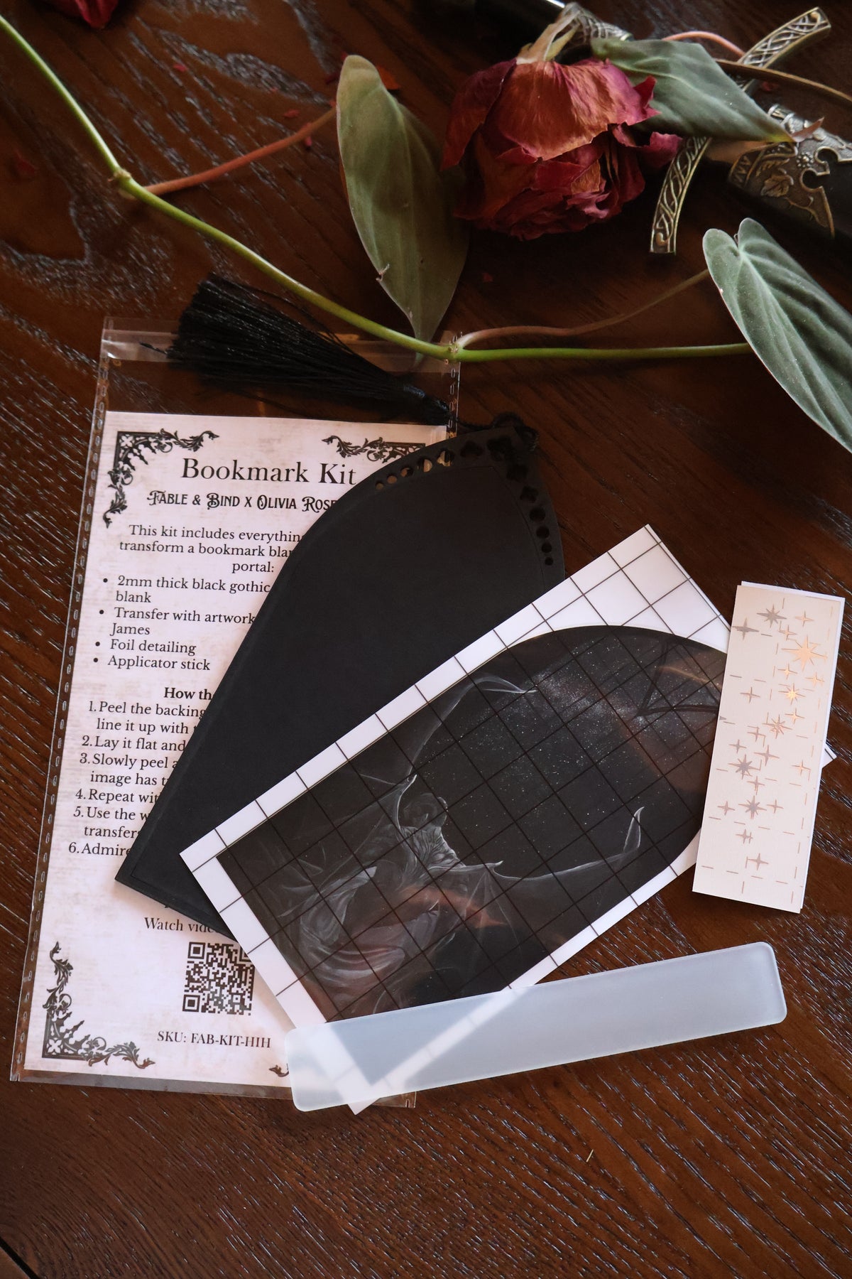 Gothic Arch Bookmark Kit by Fable & Bind x Olivia Rose James