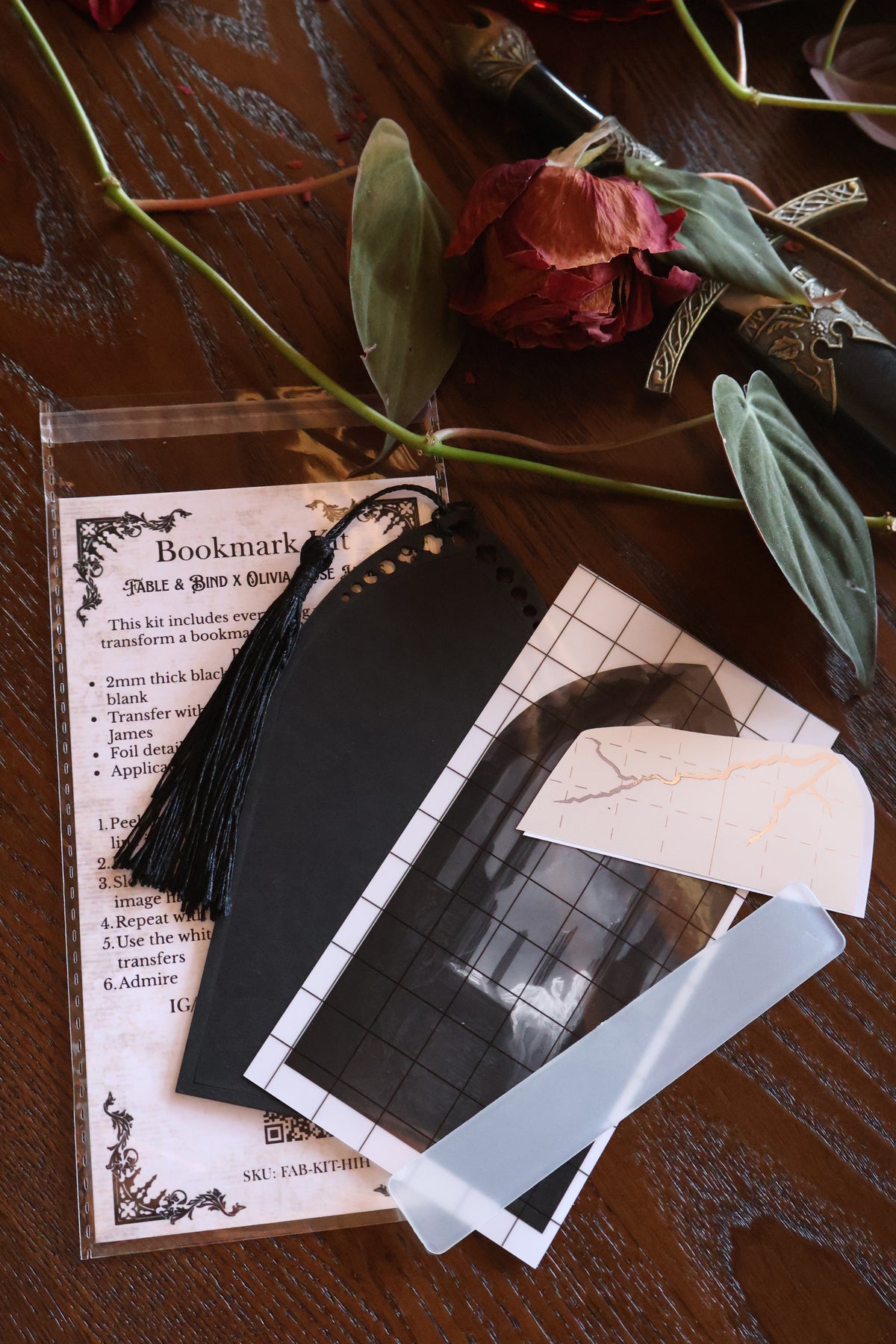 Gothic Arch Bookmark Kit by Fable & Bind x Olivia Rose James